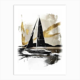 Sailboat Canvas Print Art Print