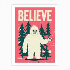 Believe Canvas Print Art Print