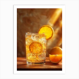 Iced Orange Drink 1 Art Print