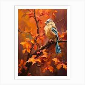 Bird In Autumn Art Print