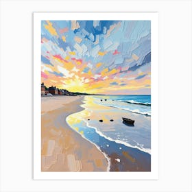 Sunset On The Beach 9 Art Print