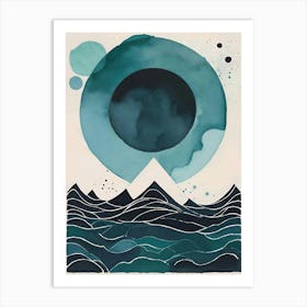 Moon In The Sky Art Print