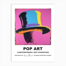Top Hat Pop Art 2 Art Print