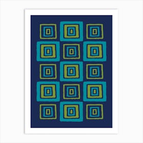 Geometric Abstraction/Boxed In 1 Art Print