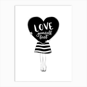 Love Yourself Art Print