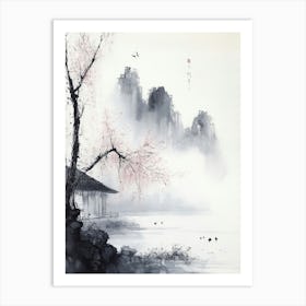 Chinese Landscape Painting Art Print