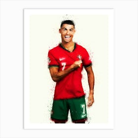 Cristiano Ronaldo 2 Art Print