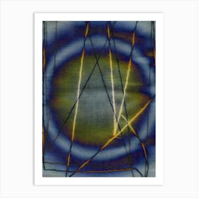 Abstraction On Canvas Eclipse Of The Moon Art Print