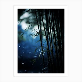 Bamboo Forest Wallpaper Art Print
