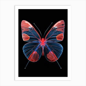 X-Ray Butterfly Art Print