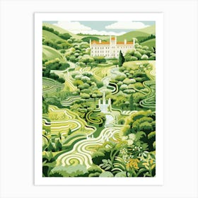 Garden Of Cosmic Speculation United Kingdom  Art Print