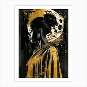 Woman In Gold 3 Art Print