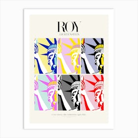 I Love Liberty Poster|Roy Lichtenstein 1982 Art Print