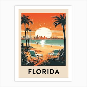 Vintage Travel Poster Florida 5 Art Print