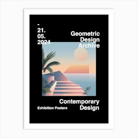 Geometric Design Archive Poster 34 Art Print