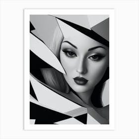 Abstract Woman 8 Art Print