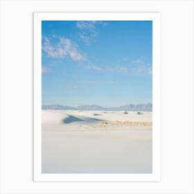 White Sands New Mexico III on Film Art Print
