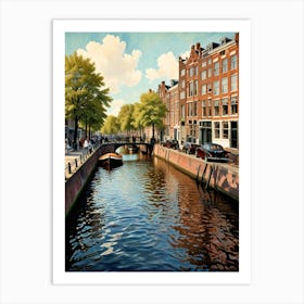 Amsterdam Canal 1 Art Print