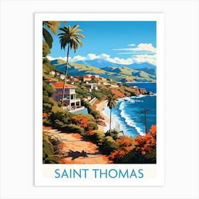 Saint ThomasTravel Poster Art Print