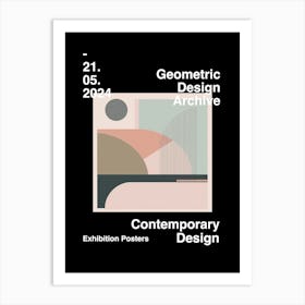 Geometric Design Archive Poster 29 Art Print