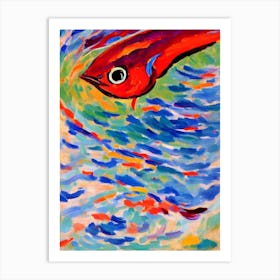 Oarfish Matisse Inspired Art Print