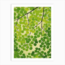 Pattern Poster Southern Maidenhair Fern 4 Art Print