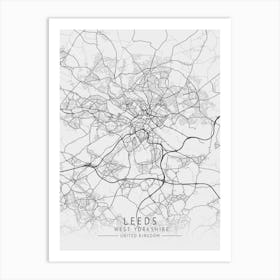 Leeds City Map Póster