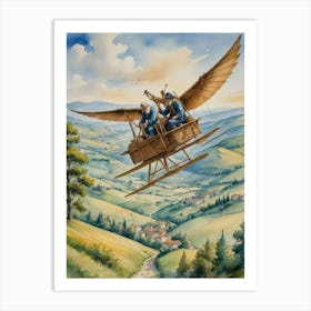 Leonardo da Vinci The Sky's the Limit Art Print