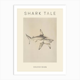 Dogfish Shark Vintage Illustration 6 Poster Art Print