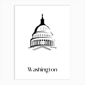 Washington Capitol Building Art Print