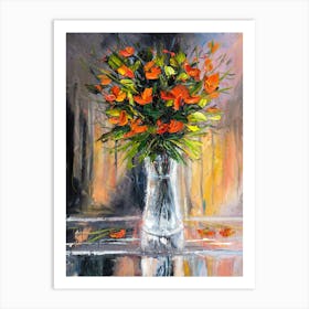 Flowers In A Vase 13 Art Print