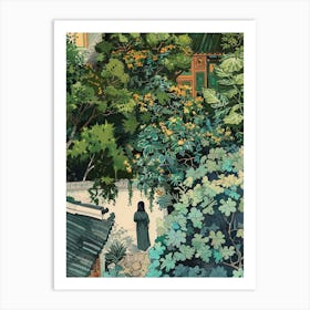 In The Garden Yuyuan Garden China 2 Art Print