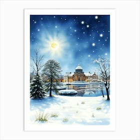 Christmas In London Art Print