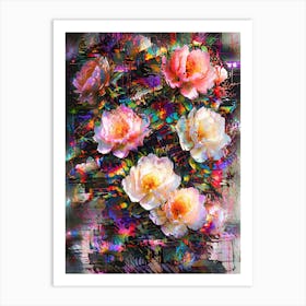 Roses In A Vase 1 Art Print