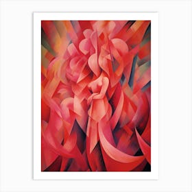 Pink Futurist Fantasia Art Print