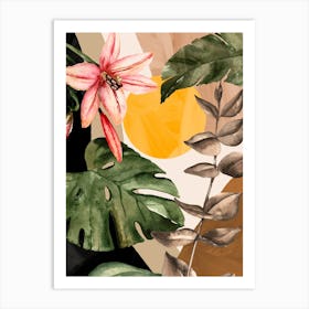 Abstract Tropical Art 10 Art Print