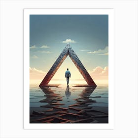 Heaven And Good Person Art Print