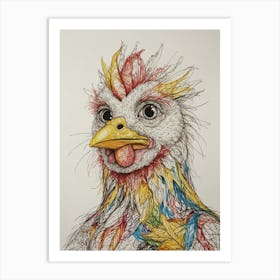 Rooster 5 Art Print