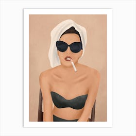 Morning Cigarette Art Print