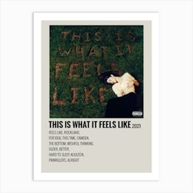 This Is What It Feels Like Gracie Abrams Canvas Posters Art Print