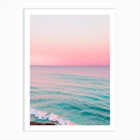 Balos Beach, Crete, Greece Pink Photography 2 Art Print
