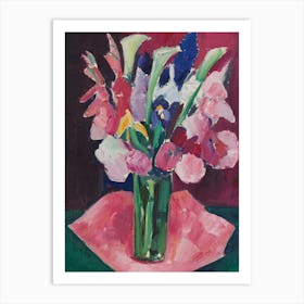 Flowers In A Vase, Marsden Hartley Art Print
