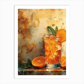 Orange Iced Tea 23 Art Print