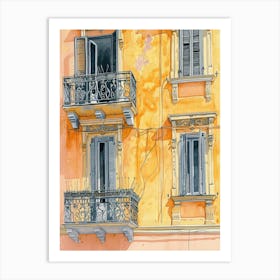 Genoa Europe Travel Architecture 4 Art Print