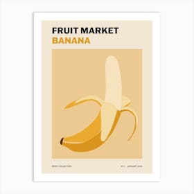 Fruit Market No. 2 Banana Art Print