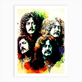 Led Zeppelin band music Art Print