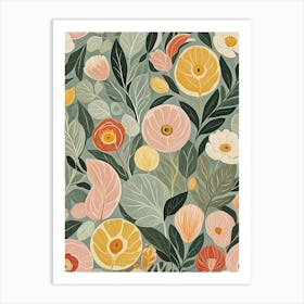 Floral Bliss 1 Art Print