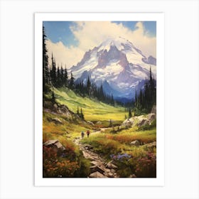 Mt Rainier Art Print