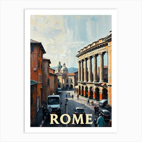 Rome city Art Print