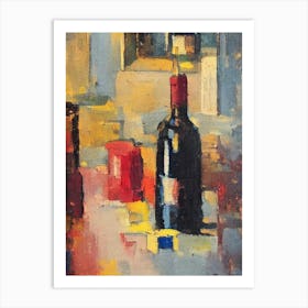 Montepulciano Oil Painting Cocktail Poster Art Print